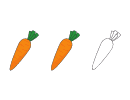 This image has an empty alt attribute; its file name is 2-carrot130x100.png